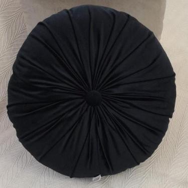 Imagem de Almofada Redonda Capitonê Zafu - Almophadaria, Preto