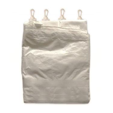 Imagem de Kit de parede lateral econômica de 6 cm x 10 m para tenda de cobertura, conjunto completo de (4) paredes laterais resistentes brancas de 3,5 m para parede de 2,3 m, moldura de festa comercial e barracas de mastro de dossel ao ar livre, barraca não incluída