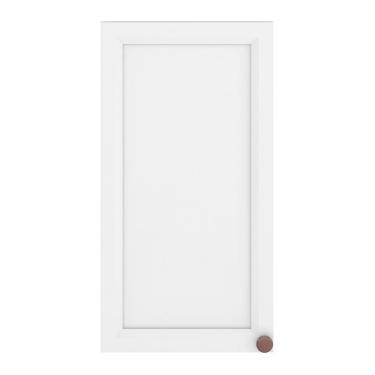 Imagem de Armário Aéreo Unna 1 Porta 41cm Branco - Poliman Móveis Branco