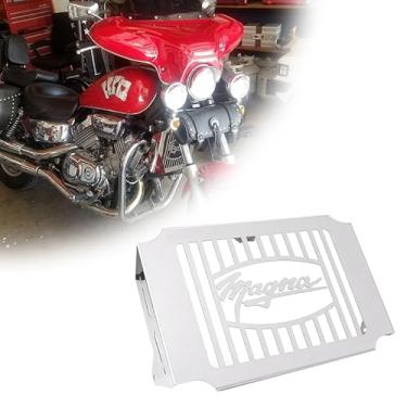 Imagem de Nova capa de radiador protetor de grade de grade protetora de refrigerador compatível com Honda Magna VF 750 VF750 1994-2004 (nome)