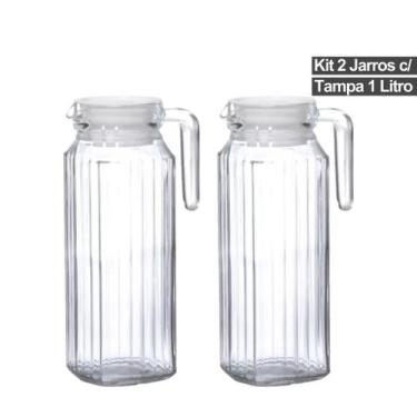 Imagem de Conjunto 2 Jarras de Vidro Para Sucos e água - Quality House