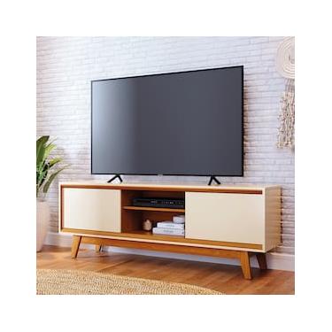 Imagem de Estante Bancada Madetec Atlas 164cm Para TV até 65" 2 Portas Deslizantes