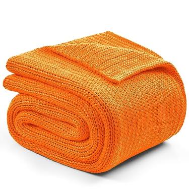 Imagem de L'AGRATY Cobertor pesado de malha – 122 cm x 182 cm 9 kg cobertor pesado de malha grossa para adultos trançado de crochê fio grosso decorativo sem contas uniformemente ponderado lavável na máquina