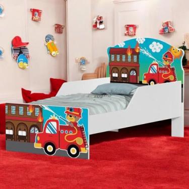 Imagem de Cama infantil bombeiro - kids Mobili