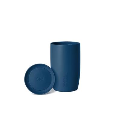 Imagem de Simple Modern Caneca de café de viagem com tampa de 360° | Copo térmico de café gelado de aço inoxidável isolado revestido de cerâmica | Presentes para mulheres e homens para ela | Assinatura Voyager