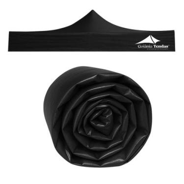 Imagem de Cobertura Para Tenda Sanfonada 3x2 - Goiânia Toldos, Preto