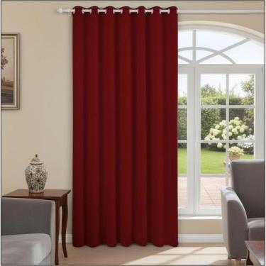 Imagem de CORTINA MICROFIBRA FOLHA ÚNICA 1,50x2,20m LEVEZA e PRIVACIDADE para PO