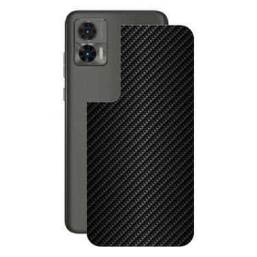 Imagem de Película para Motorola Edge 30 - Traseira de Fibra de Carbono Preta - Gshield