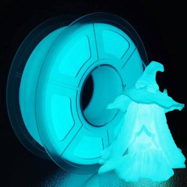 Imagem de Filamento de impressora 3D iSanMate PLA Glow in The Dark 1,75 mm 1 kg