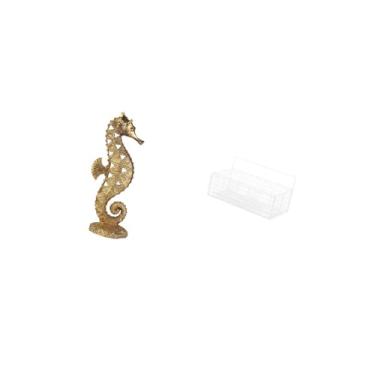 Imagem de Fenteer Escultura de Resina Dourada, Cesta, Enfeite de Prateleira para Escritório, Quarto, Sala de Estar, Lareira, Cozinha, Banheiro, Organizador de Parede, a