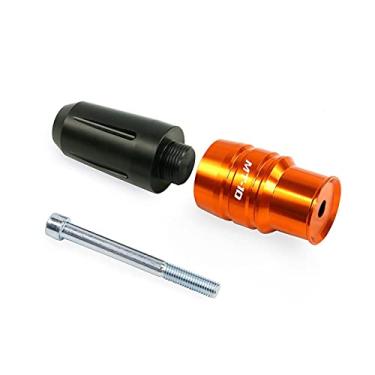 Imagem de XLYJ Para Yamaha MT-10 MT10 FZ-10 FZ10 MT FZ 10 Acessórios para motocicletas CNC Escapamento Sliders Crash Pads Protetor de Quadro Proteção contra Queda (Cor: Laranja, Tamanho: 8 mm)