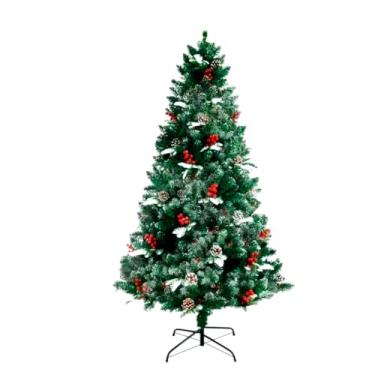 Imagem de Árvore de Natal Frutas e Neve, 2,1 Metros, 900 Galhos, Fácil Montagem, Galhos Reforçados, 30% Mais Folhagem Estocasa