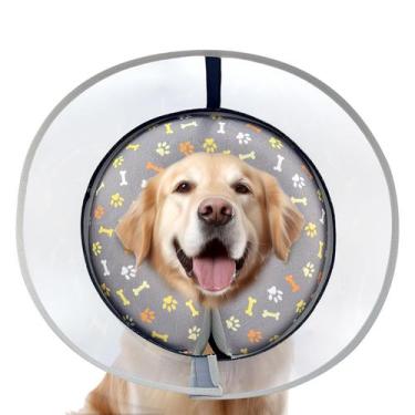 Imagem de Coleira de cone para cães Uaidie Enhanced Anti-Licking inflável