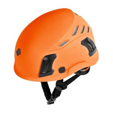 Imagem de Vaveren Capacete de escalada Capacete leve ajustável meia cúpula para espeleologia Pesquisa Montanhismo Skate Caminhada, Laranja