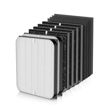 Imagem de Filtro de substituição 3500 compatível com purificadores de ar Air Doctor AD3000, AD3500 e AD3500i – 2 filtros premium, 4 filtros de carbono e 4 pré-filtros – Compare com a peça # ADF3001 ADF3002