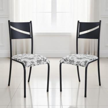 Imagem de Kit 2 Cadeiras de Cozinha Sala Jantar Varanda Sala de Estar Epoxi 543.