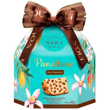 Imagem de Panettone Duplo Gotas de Chocolate 400g S'OUI