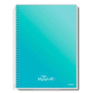 Imagem de Caderno Universitário Capa Dura A4 10 Matérias 160 Folhas Be Magnetic Credeal Estampa 1