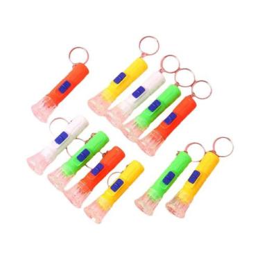 Imagem de Lanterna LED Infantil Brinquedo 12 Peças Mini Lembrancinhas De Anivers