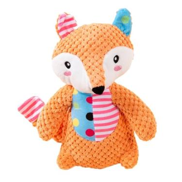 Imagem de Brinquedos Guinchantes para Cães Pequenos | Design De Animais Para Exercícios E Atividades | Brinquedo de Mastigar para Cães com Amassado - Uso em Exterior, Quintal, Parque, Acampamento e Interior