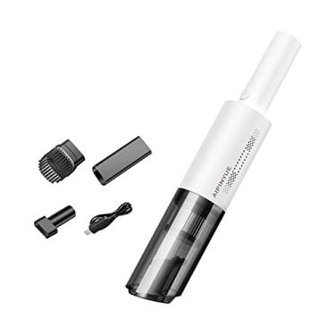 Imagem de Limpador portátil de 120W com sucção 6000Pa 2 cabeças escova para pelos animais estimação limpeza cascalho em casa escritório carro e pequenas áreas