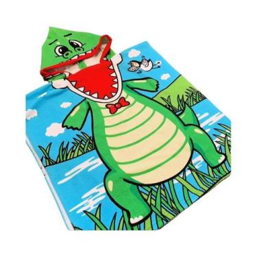 Imagem de Roupão De Banho Para Meninas Com Tema De Unicórnio, Tubarão E Sereia, 