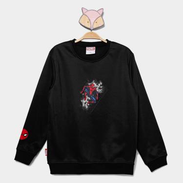 Imagem de Moletom Infantil Mooncity Homem Aranha Menino-Masculino