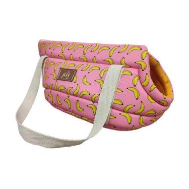 Imagem de Bolsa de Transporte Fábrica Pet Aberta Banana para Cães e Gatos - Tama