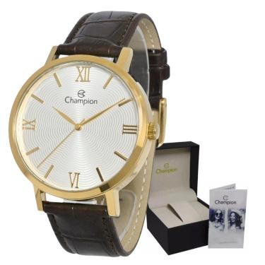 Imagem de Relógio de Couro Masculino Champion Original de Pulso-Masculino