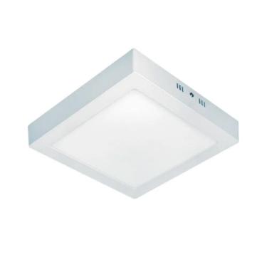 Imagem de Plafon Painel Led Sobrepor Quadrado 24W Neutro 4000K Branco