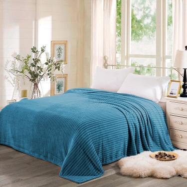 Imagem de Cobertor Casal Manta Canelada Super Soft 1,80m x 2,0m