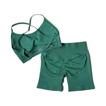 Imagem de Sutiã Esportivo Feminino Com Efeito Levanta Bumbum, Secagem Rápida, Co