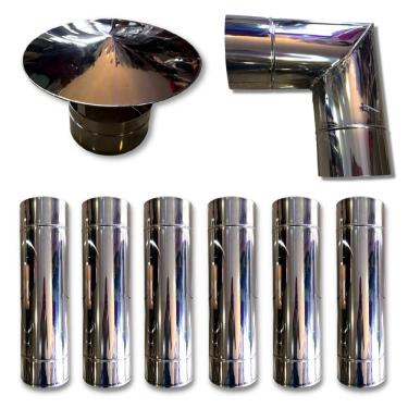 Imagem de Chaminé Completa 150 Mm Inox