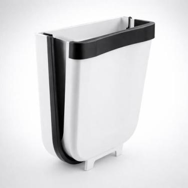 Imagem de Lixeira Retrátil Dobrável para Porta de Armário ou Gaveta - Genérica