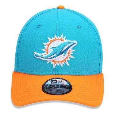 Imagem de BONÉ NEW ERA 940 MIAMI DOLPHINS TEAM COLOR VERDE LARANJA-Masculino
