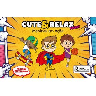 Imagem de Livro - Cute & Relax Pocket  Meninos em ação