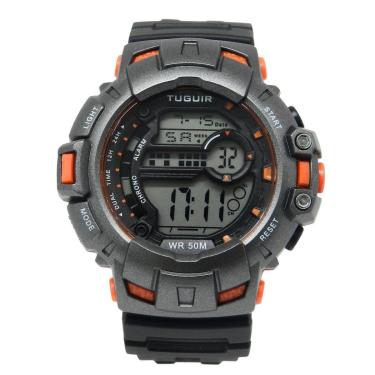 Imagem de Relógio Masculino Tuguir Digital TG30451 Cinza e Laranja-Masculino
