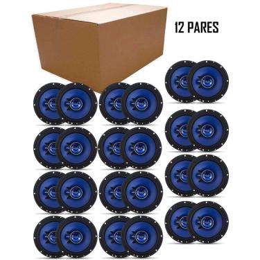 Imagem de Kit 12 Pares Alto Falante Hurricane Triaxial Triak 6" Polegadas 100W (Par)