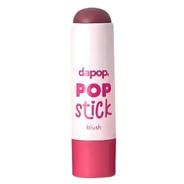 Imagem de Blush Bastão Pop Stick Dapop Vitamina E Manteiga Karitê Cor 02 Matte 7