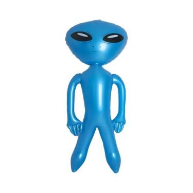 Imagem de Boneco Inflável Alienígena Para Decoração De Halloween, Modelo De Brin