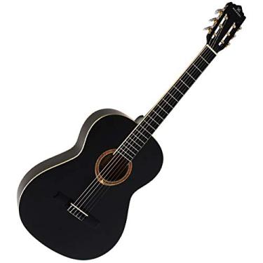 Imagem de Violão Acústico Antares VM19EBKS Preto Fosco Encordamento Nylon Michael