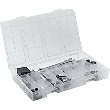 Imagem de Caixa Organizadora Plástico Transparente 17 Divisórias