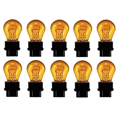 Imagem de Lâmpada automotiva 3157A (âmbar) – Pacote com 10