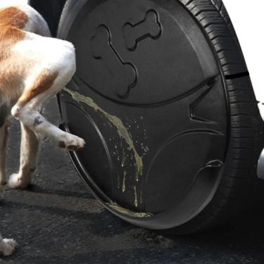 Imagem de Protetor de Roda Pneu Xixi de Cachorro para Aro 13 a 18 com 4 Unidades Kit Carro