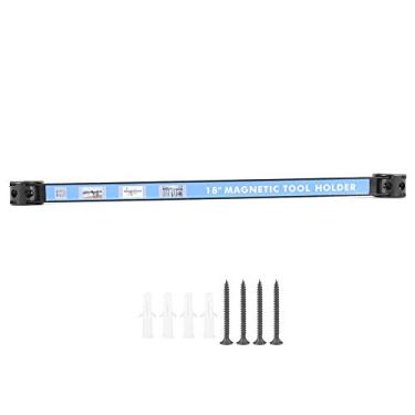 Imagem de Armazenamento de uso geral - Suporte magnético de ferramentas organizador prateleiras conectoras para oficina de garagem (45,7 cm)