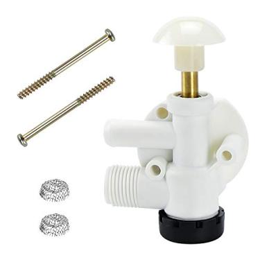 Imagem de Kit de substituição de válvula de água para trailer 385314349 da Funmit para banheiros de descarga de pedal Dometic & Sealand & Vacuflush, desempenho premium em prevenção de vazamento