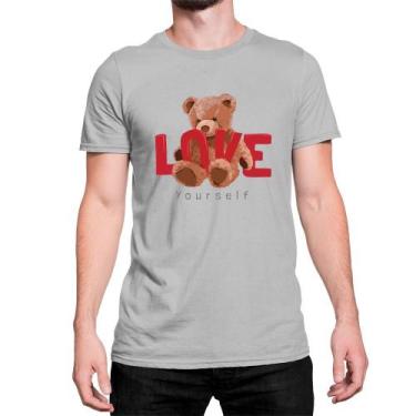 Imagem de Camiseta Algodão Urso Fofo De Love Yourself - Store Seven