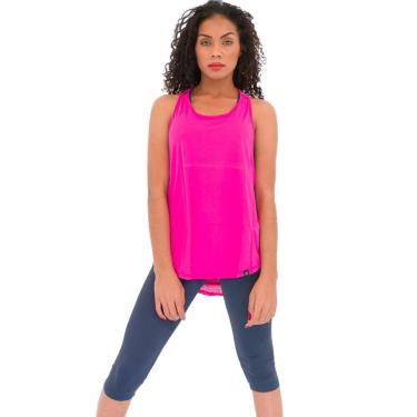 Imagem de Regata Feminina Fitness Pink Longa Est Cst Ative