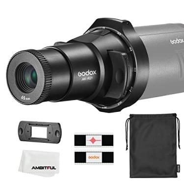 Imagem de Godox AK-R21 Speedlite Projetor Flash Split Focalize Condensador óptico de focalização cônica para GODOX V1 AD100PRO H200R AD200