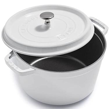 Imagem de Staub Cocotte de ferro fundido, 5 litros, branco